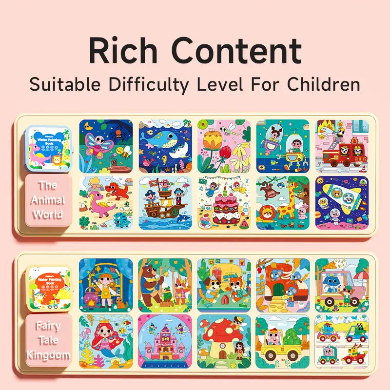 Magic Water Coloring Books™