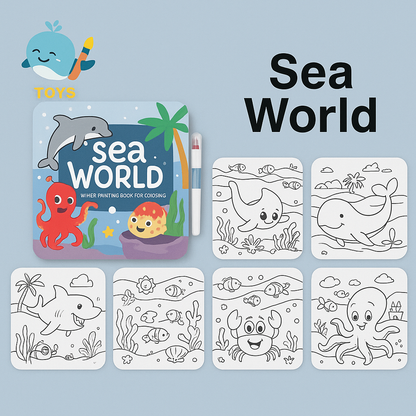 Magic Water Coloring Books™